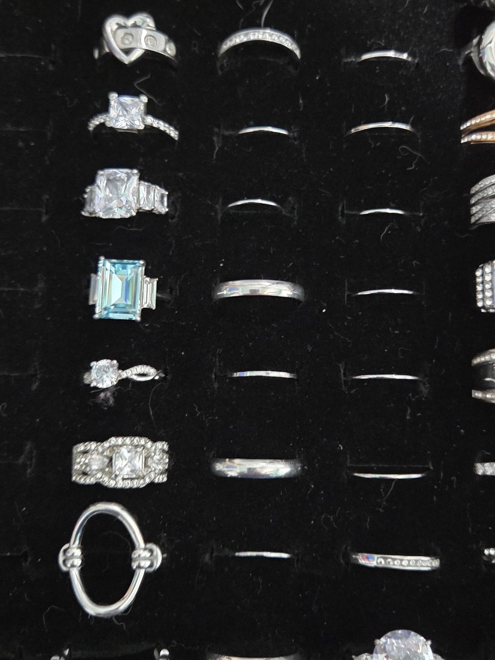 Set Of 50 Stainless Steel Rings
